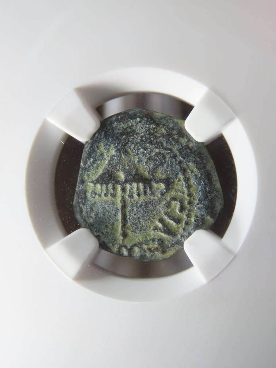 Ancient Judaea Prutah Coin, 37 - 44 AD, Governor Agrippa I Under Claudius, Coins of the Bible
