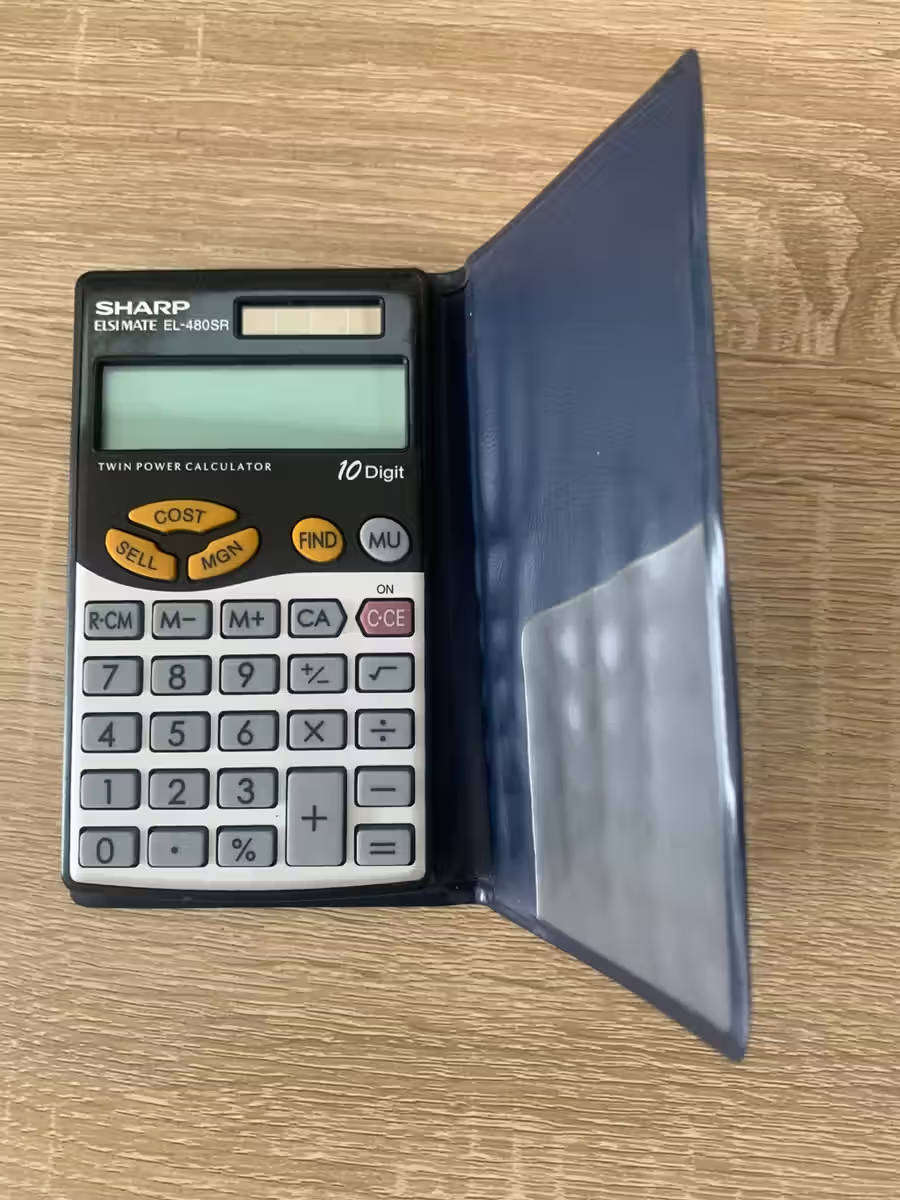 SHARP EL-480SRB Calculator