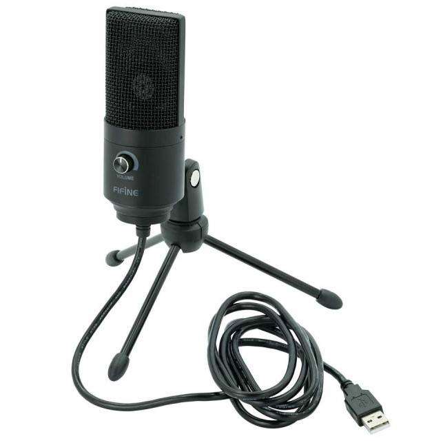 Fifine D669 Mk2 Pro USB Desktop Microphone With Metal Mesh And Tripod