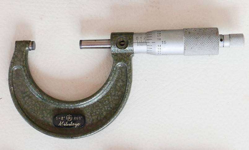 1"-2" Mitutoyo Micrometer, 0.001", incomplete