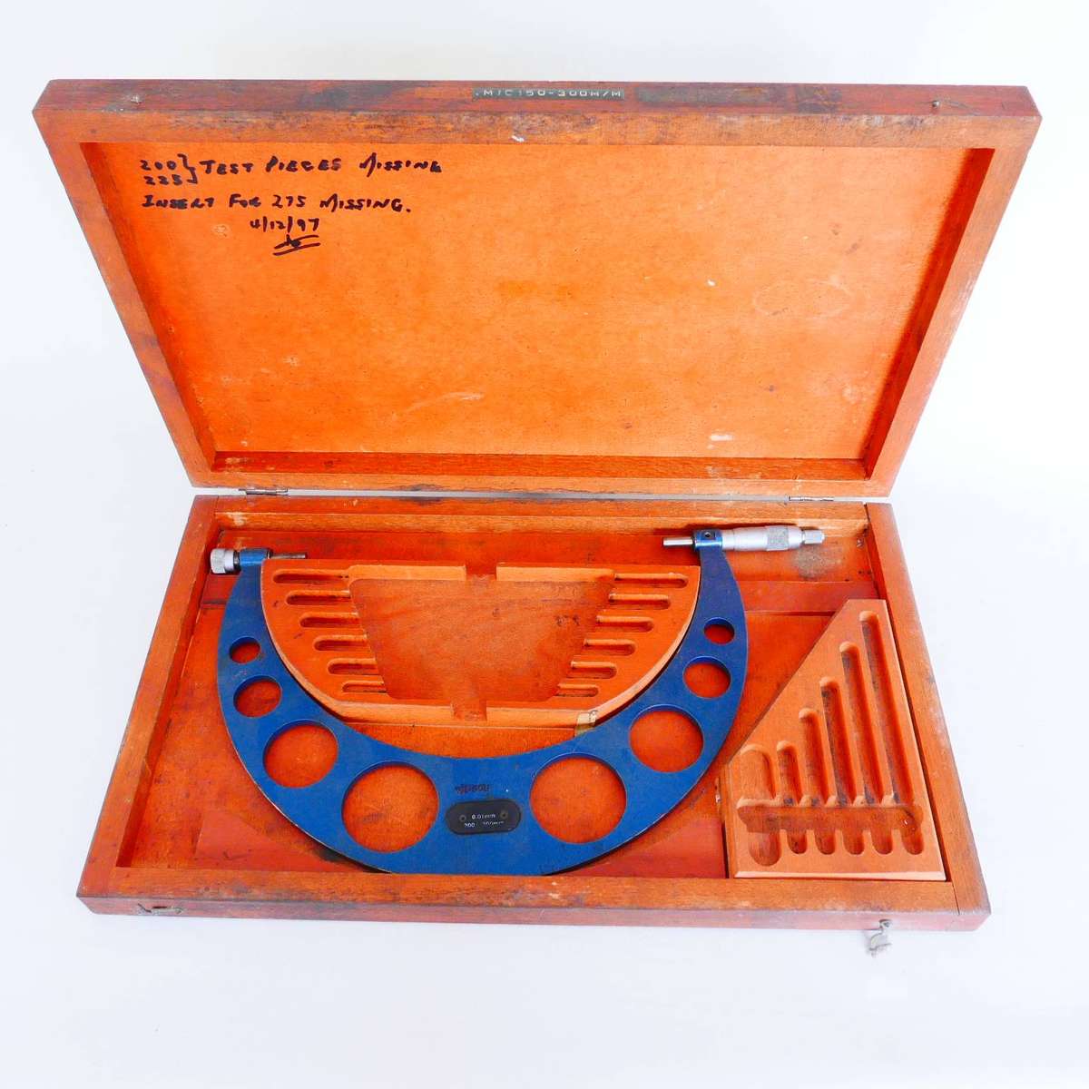 200-300mm Micrometer set, Incomplete