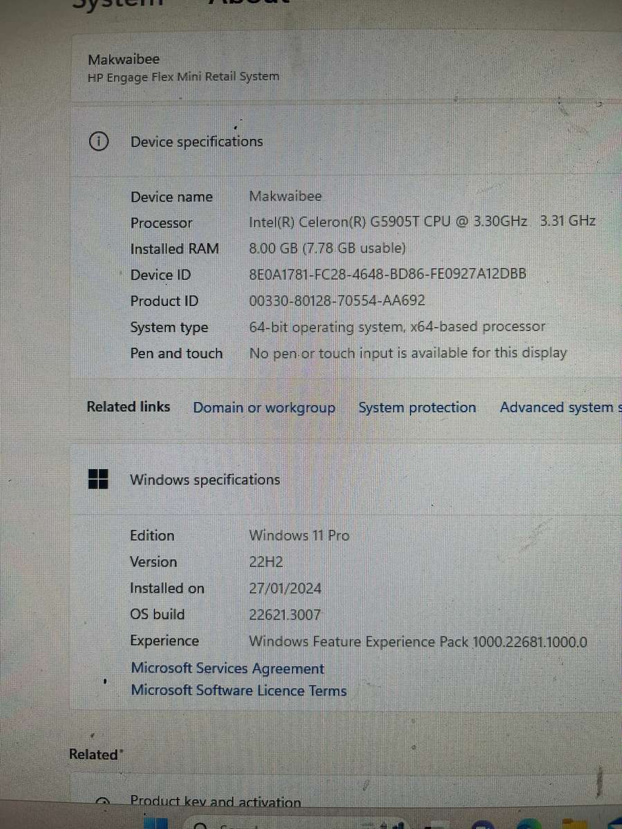 HP Engage Flex Mini PC
