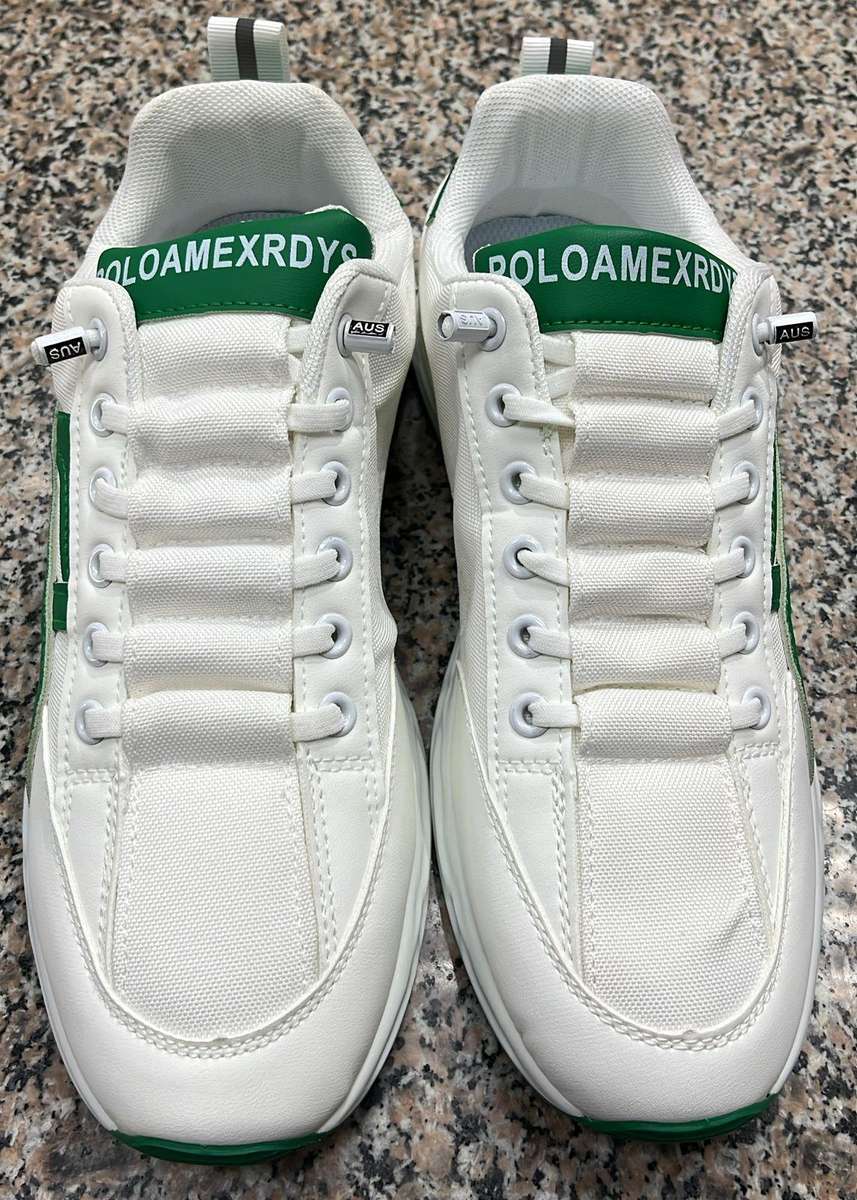 Mens Sneaker White Green