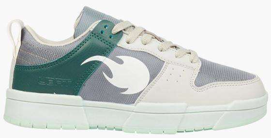 Urbanart Green Pix 1 Faux Wax Nylon Sneakers