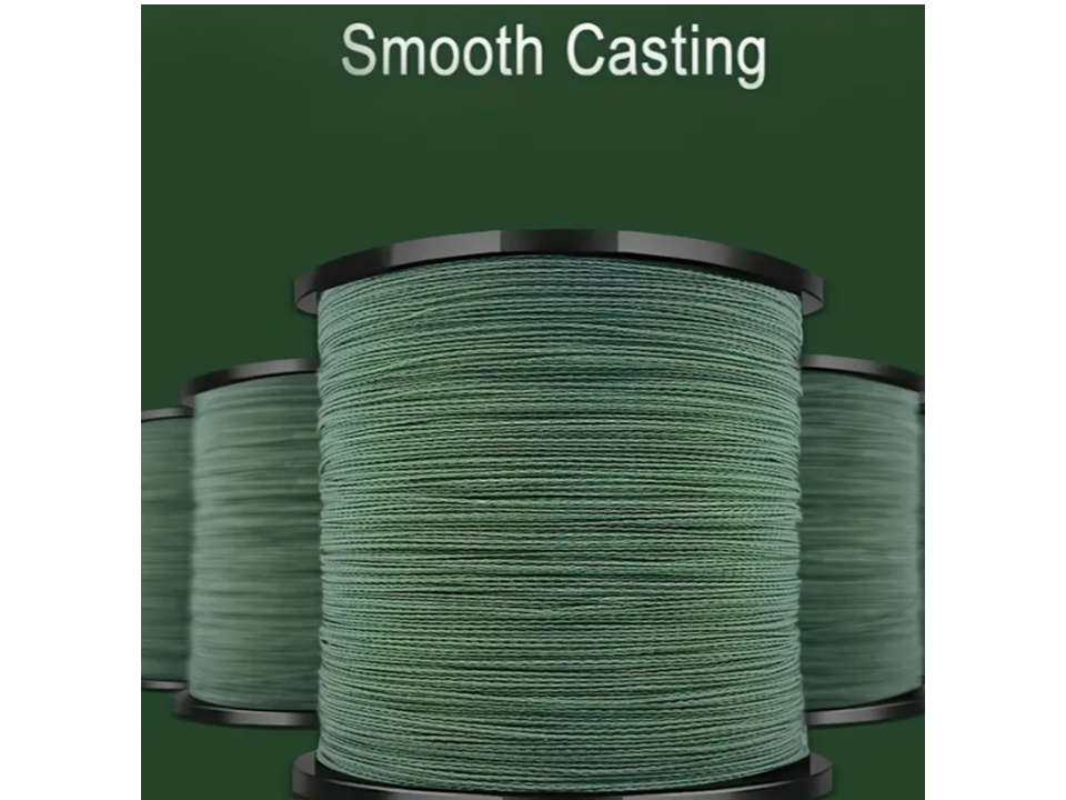 Fishing braid 4 strand Army green 15lb 500m 0,14mm