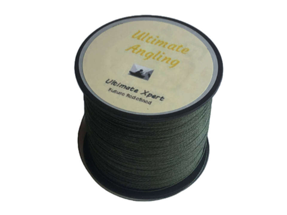 Fishing braid 4 strand Earth green 10lb 300m Dia 0,10mm
