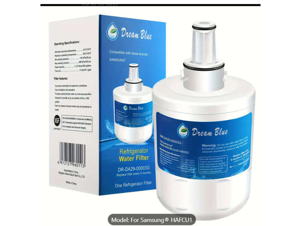 Internal Fridge Filter for Samsung -DA29-00003 Dream Blue