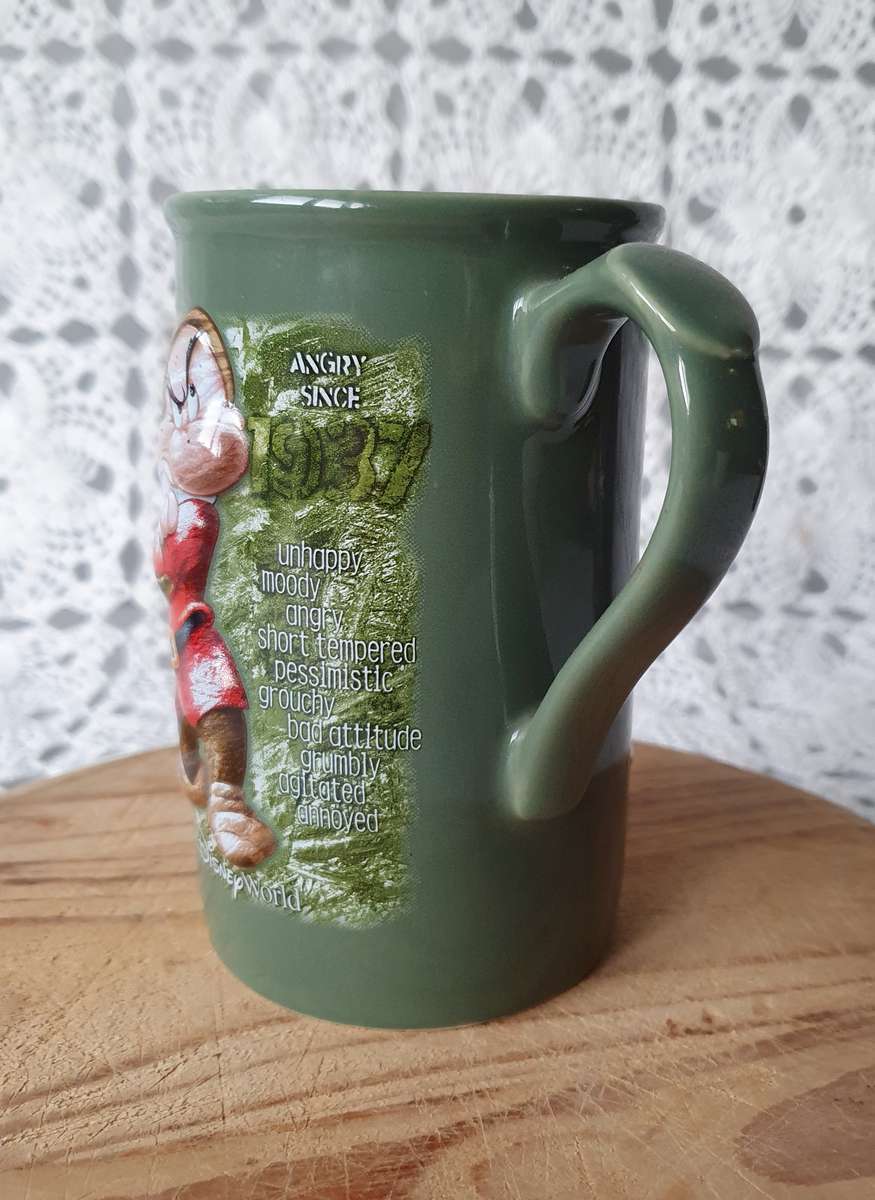 Goofy & Grumpy Walt Disney Large Mugs and Marvel Black Panther Mug