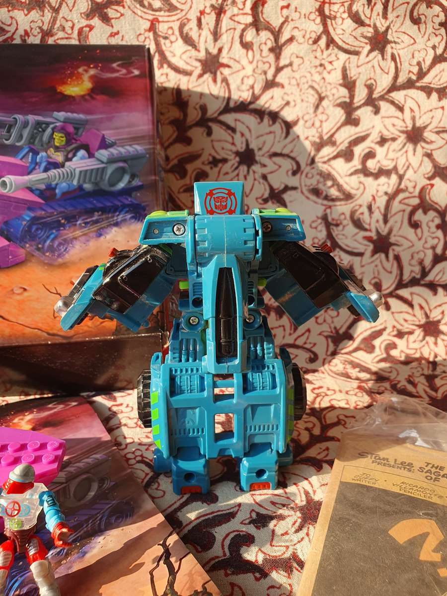 Vintage Toy Bundle, Master Of The Universe, Transformer, Comic & Simbazo Coins