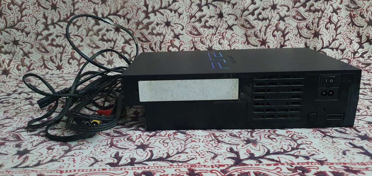 PS2 Console with Controller, Racing Streering Wheel & Peddles