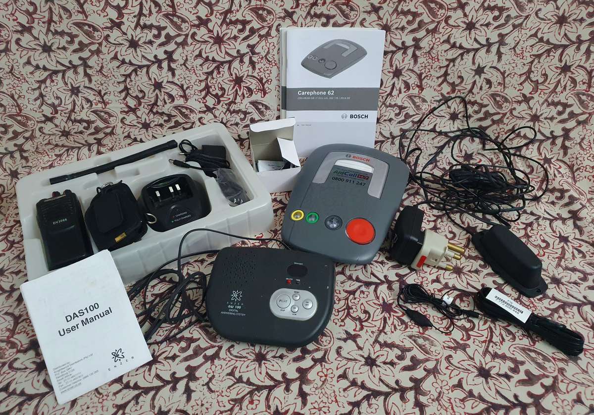 Radio, DAS100 Digital Answering System & Carephone 62