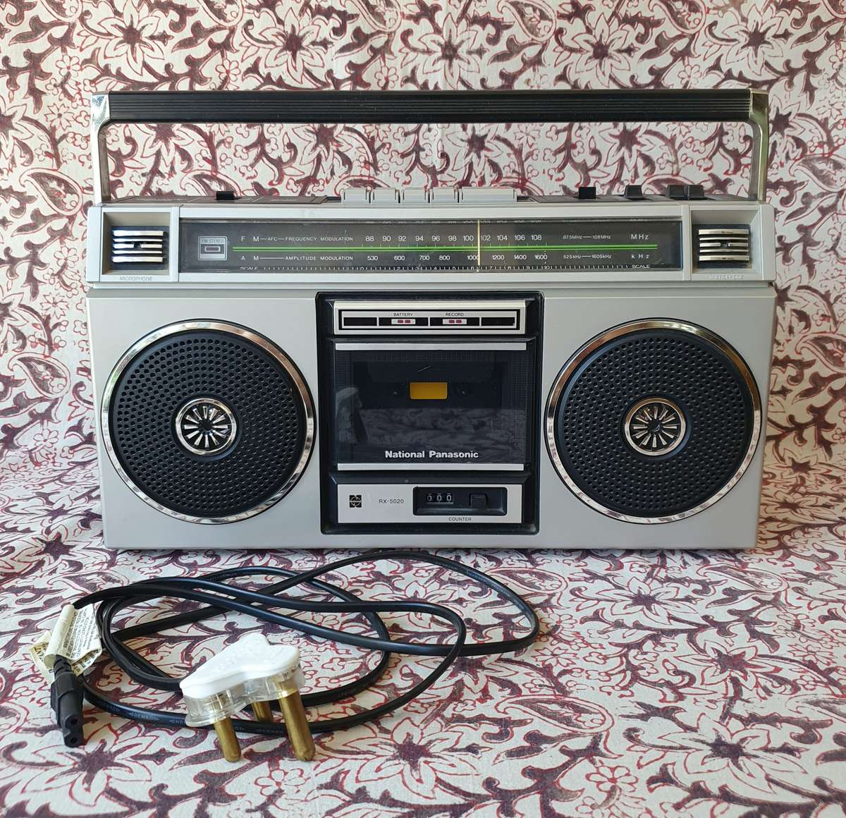 Vintage National Panasonic RX-5020 Model Radio Stereo Cassette Recorder ( Working ) In Box