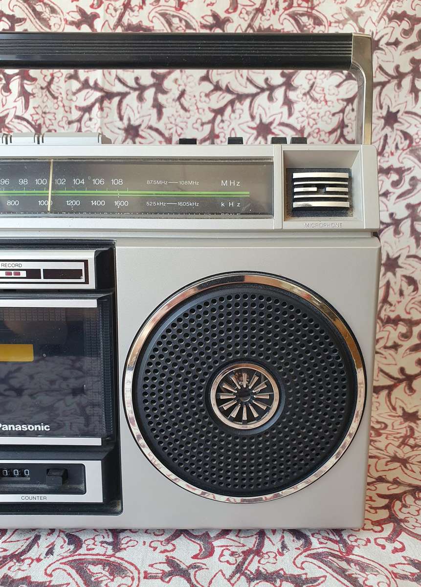 Vintage National Panasonic RX-5020 Model Radio Stereo Cassette Recorder ( Working ) In Box