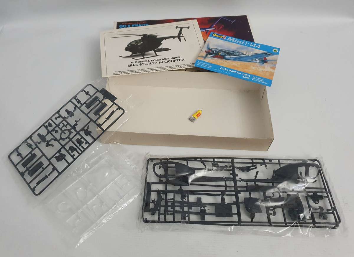 McDonnell Douglas MH-6 Stealth Quiet Attack Helicopter Academy Minicraft Model Kit 1:48th