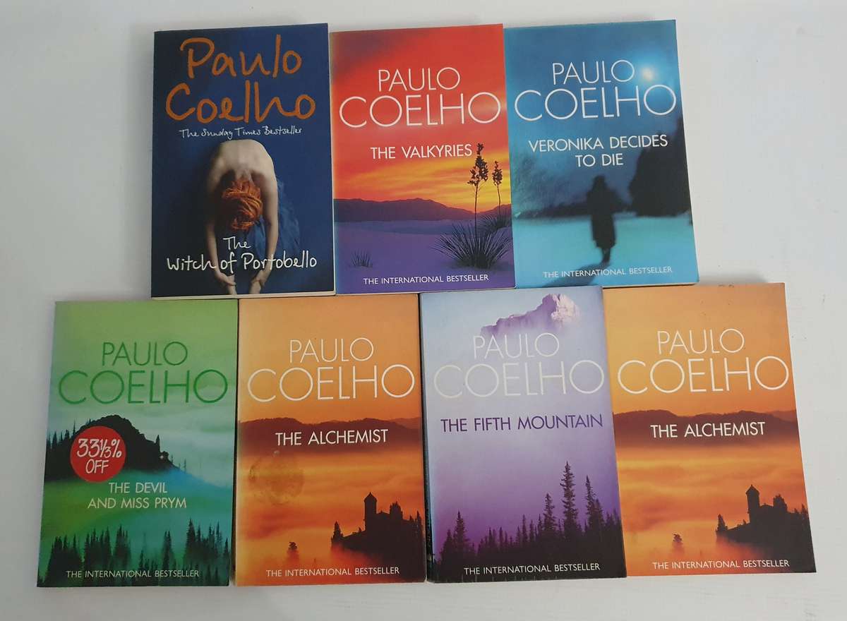 Paulo Coelho 7x Variety Soft Cover Books