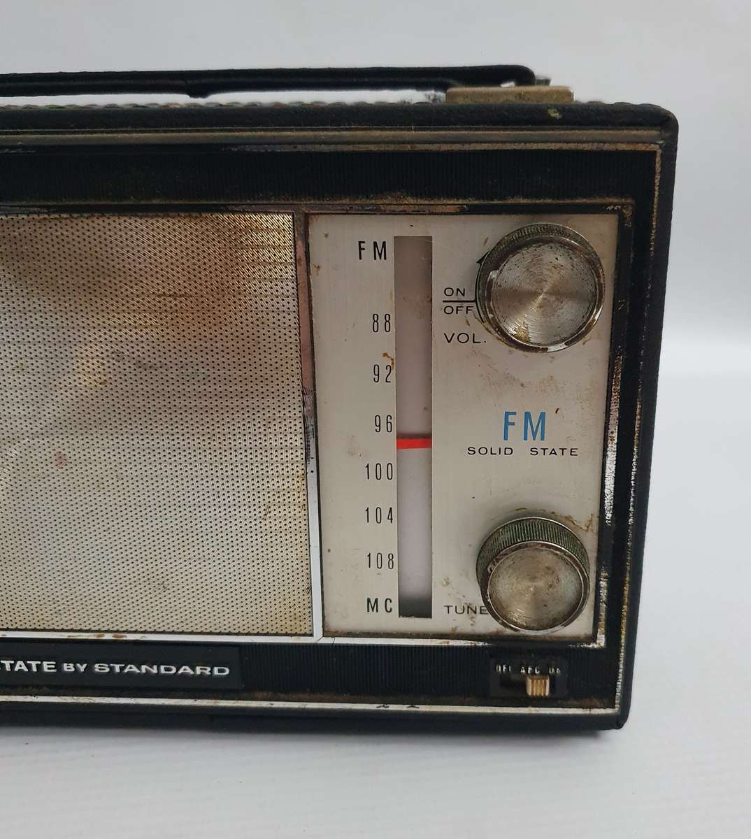Interstate by Standard FM Solid State Radio ( Untested )
