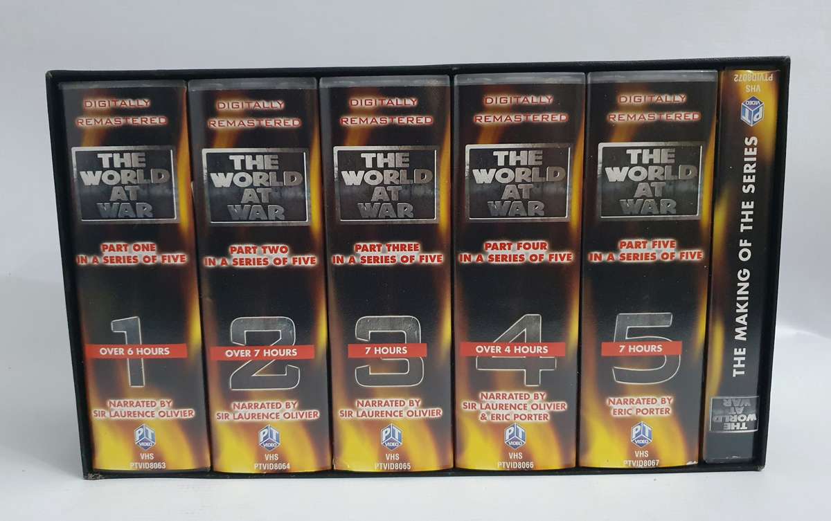 The World At War Limited Special Edition VHS Tapes ( Complete )