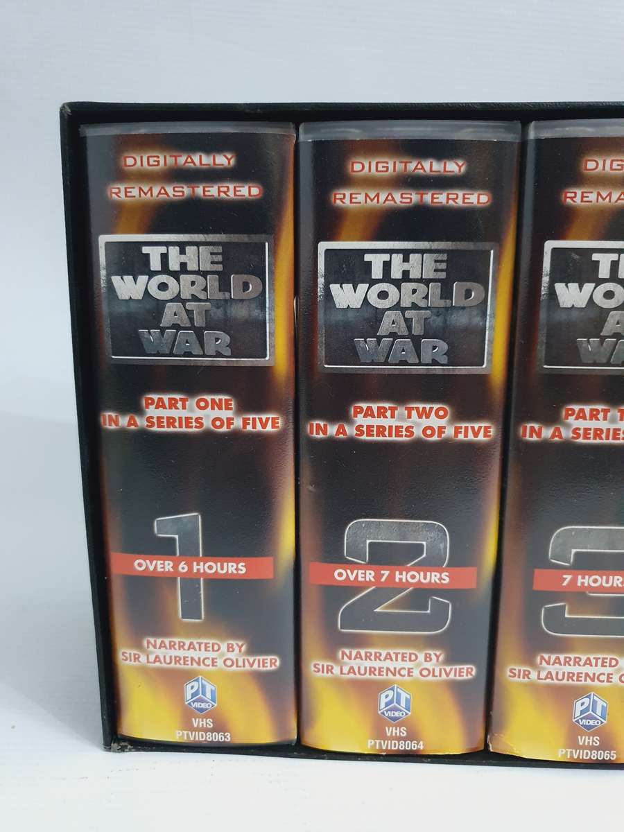 The World At War Limited Special Edition VHS Tapes ( Complete )