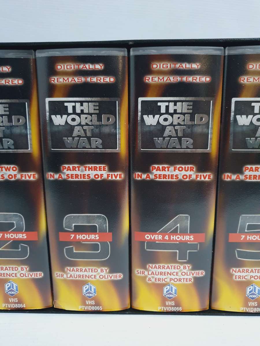 The World At War Limited Special Edition VHS Tapes ( Complete )
