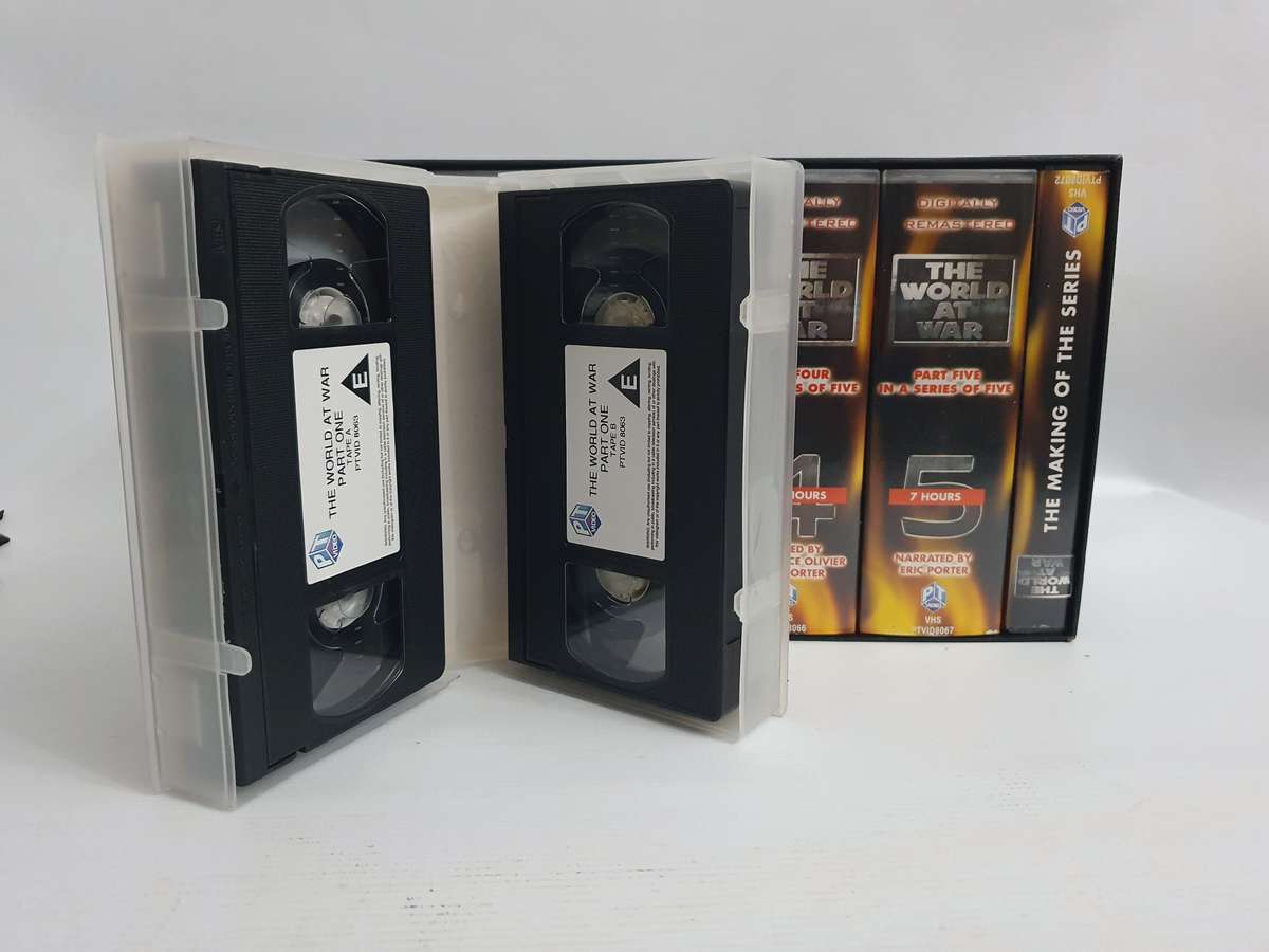The World At War Limited Special Edition VHS Tapes ( Complete )