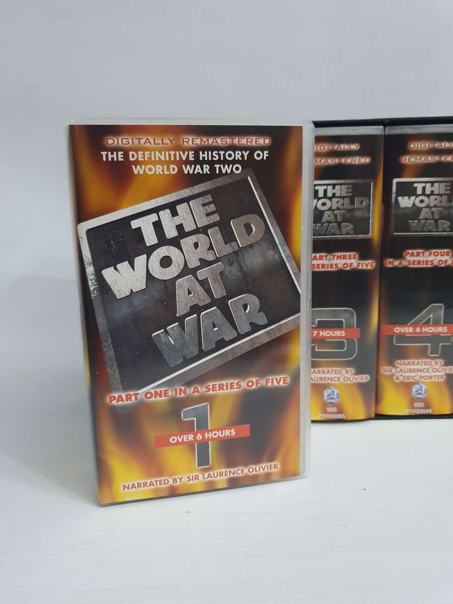 The World At War Limited Special Edition VHS Tapes ( Complete )