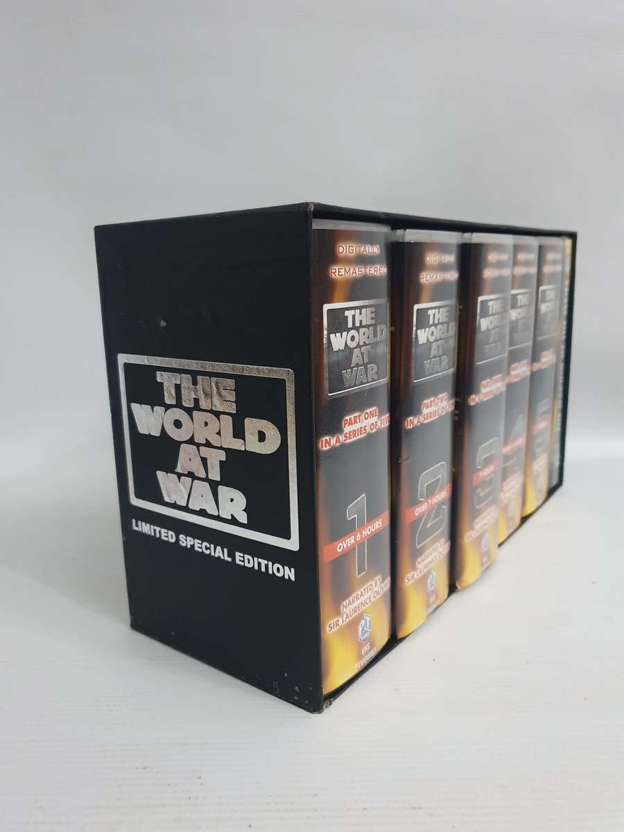 The World At War Limited Special Edition VHS Tapes ( Complete )