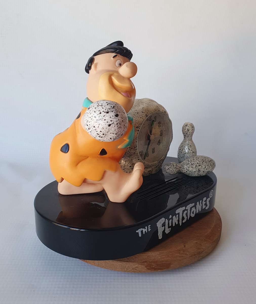 The Flintstones 1994 Plastic Alarm Clock ( Not Tested )
