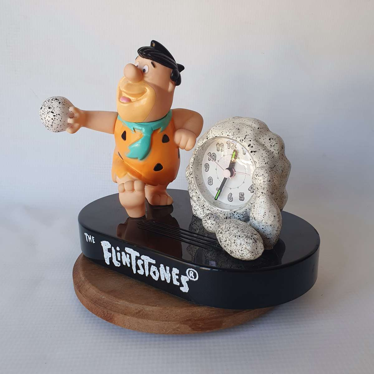 The Flintstones 1994 Plastic Alarm Clock ( Not Tested )