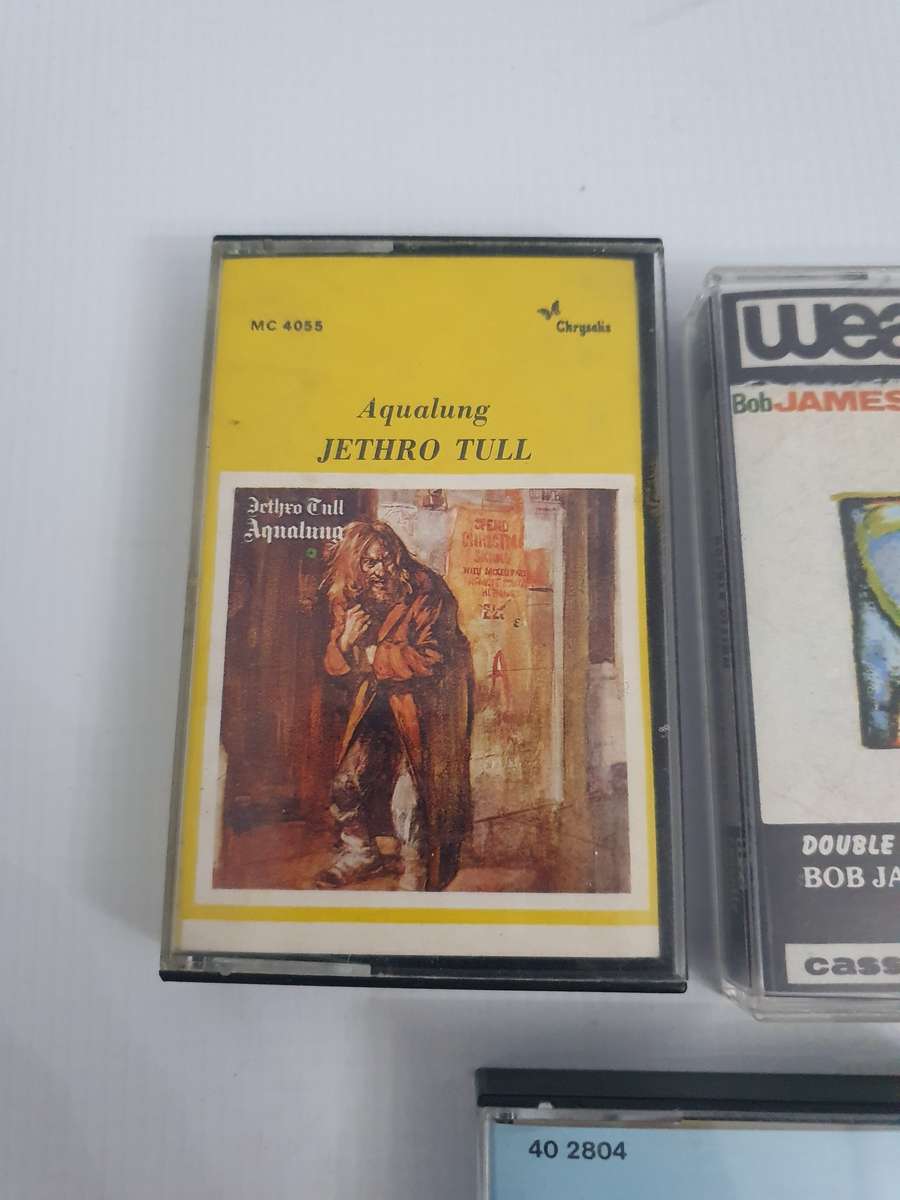Jethro Tull, Bob James David Sanborn, Bruce Springsteen & Supertramp Cassette Stereo Tapes 5x