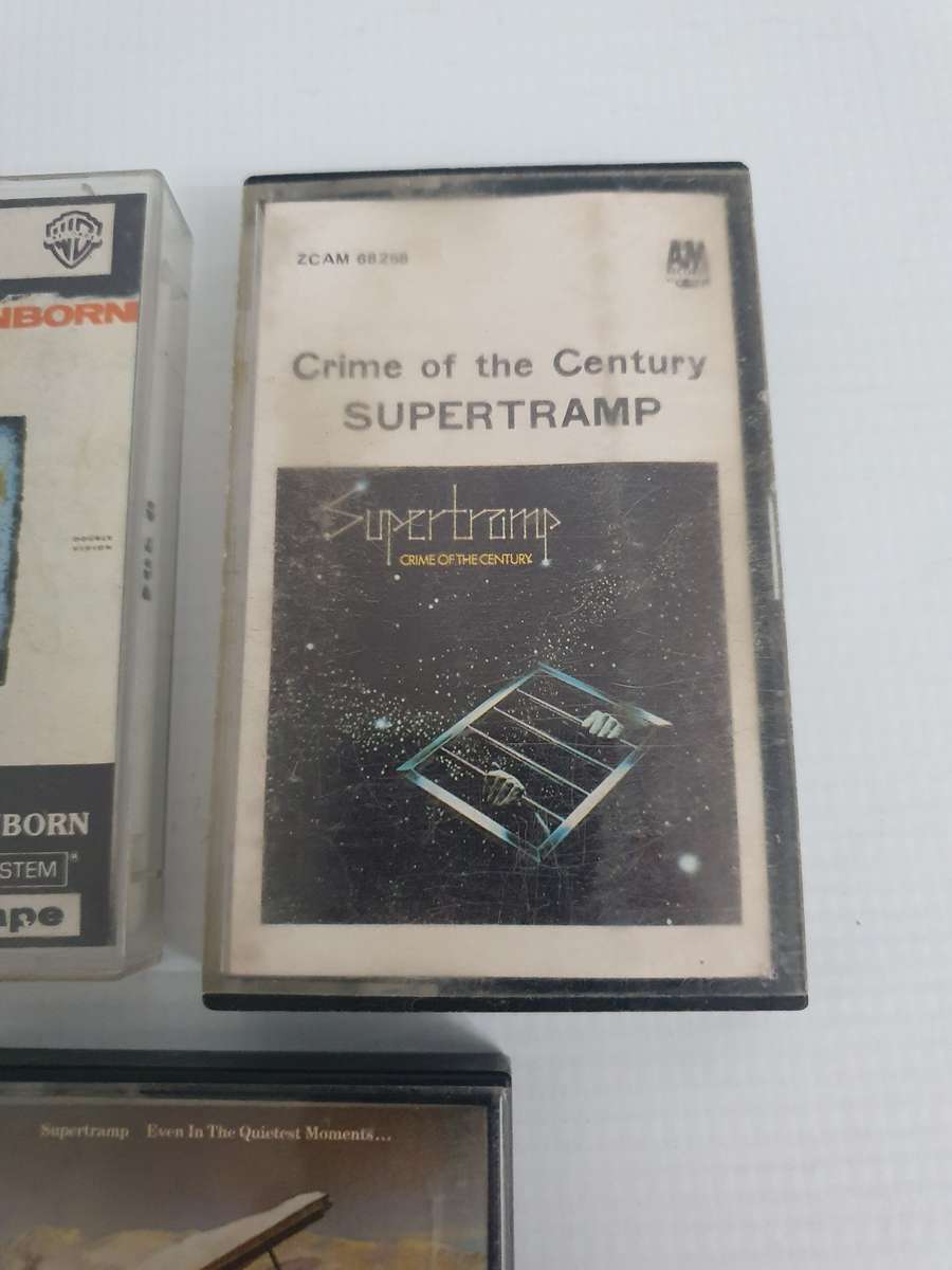 Jethro Tull, Bob James David Sanborn, Bruce Springsteen & Supertramp Cassette Stereo Tapes 5x