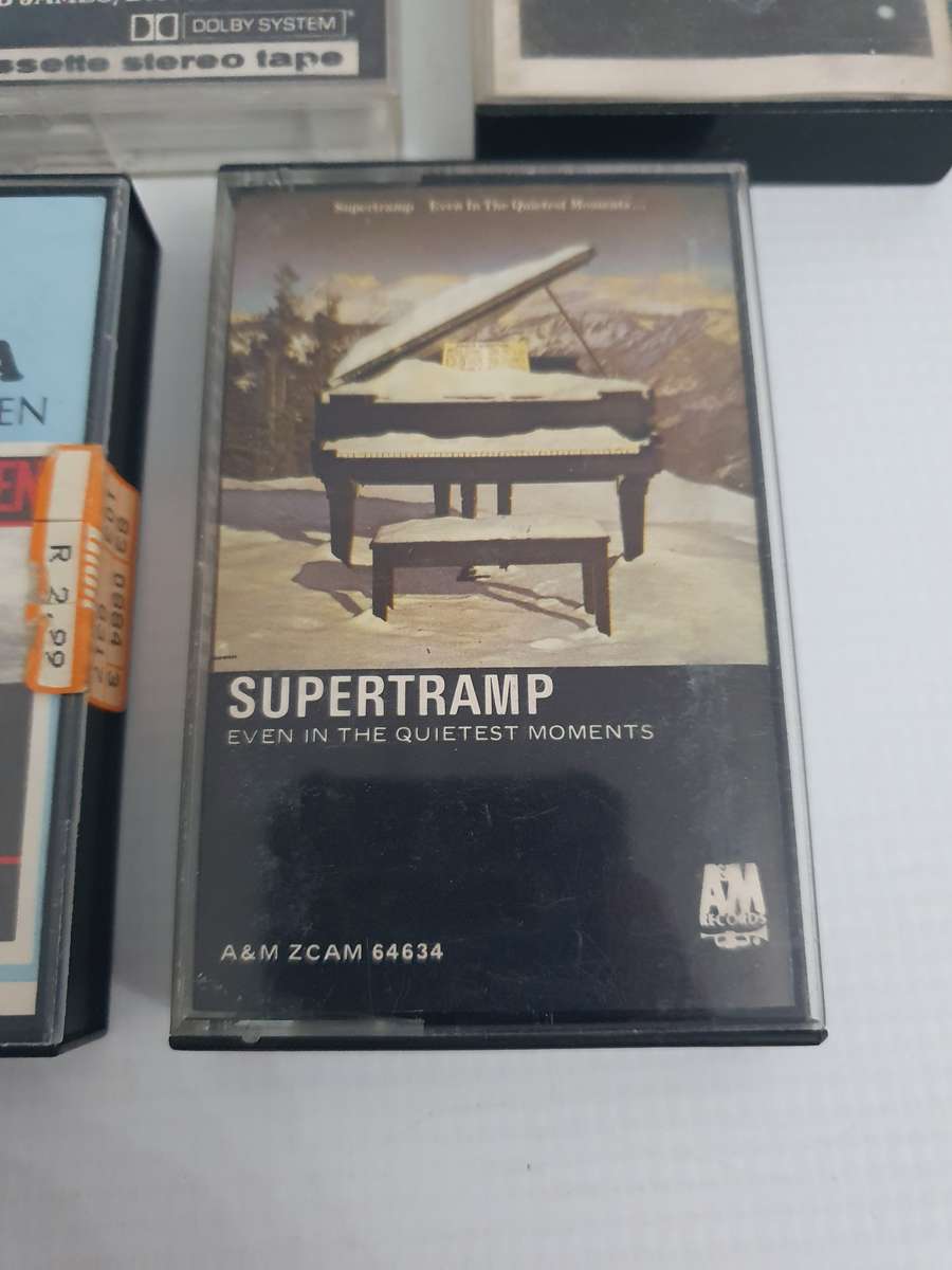 Jethro Tull, Bob James David Sanborn, Bruce Springsteen & Supertramp Cassette Stereo Tapes 5x