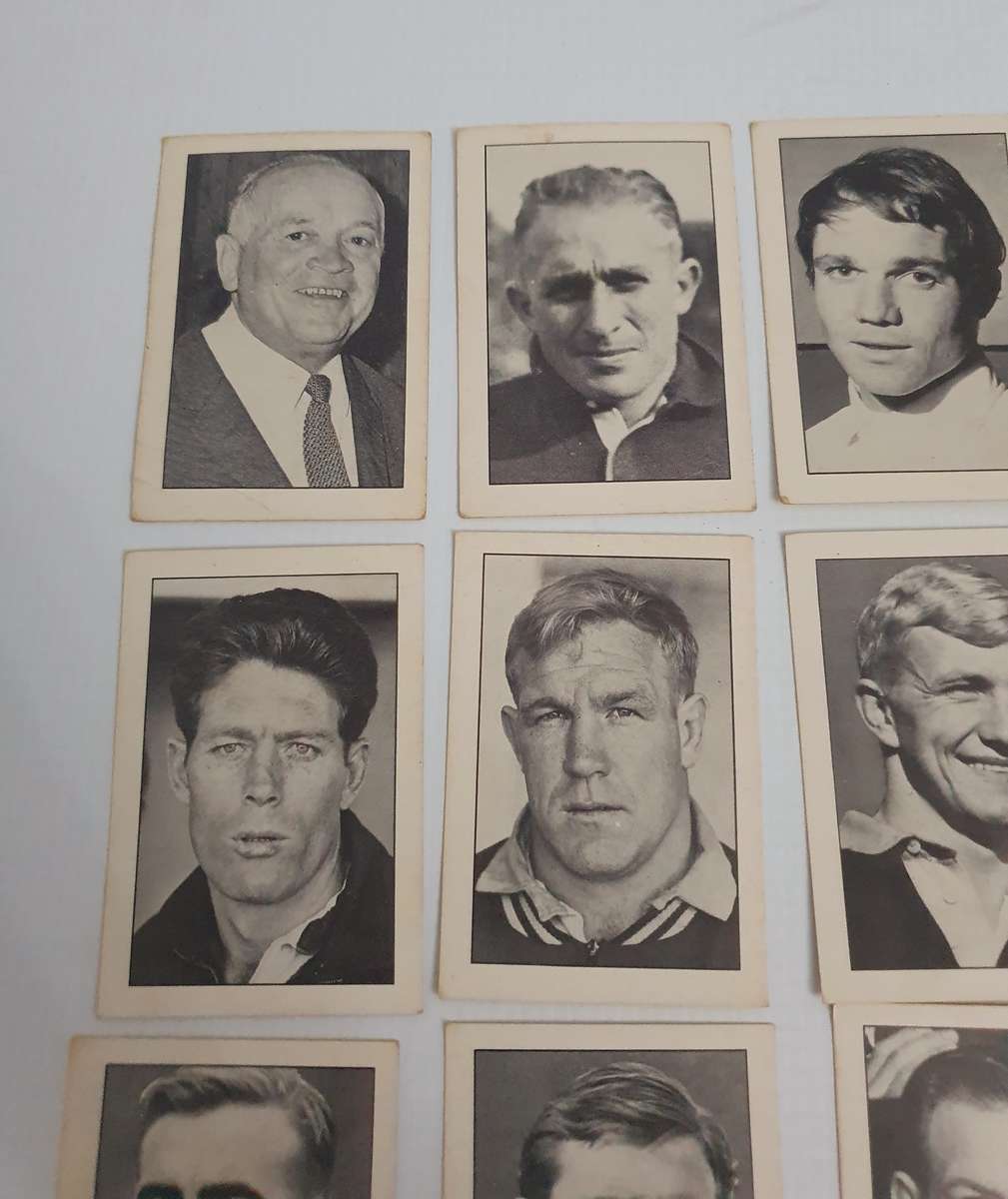 Vintage Melrose Cheese Famous Rugby Springboks Collectible Cards 13x