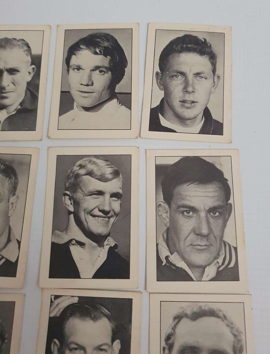 Vintage Melrose Cheese Famous Rugby Springboks Collectible Cards 13x