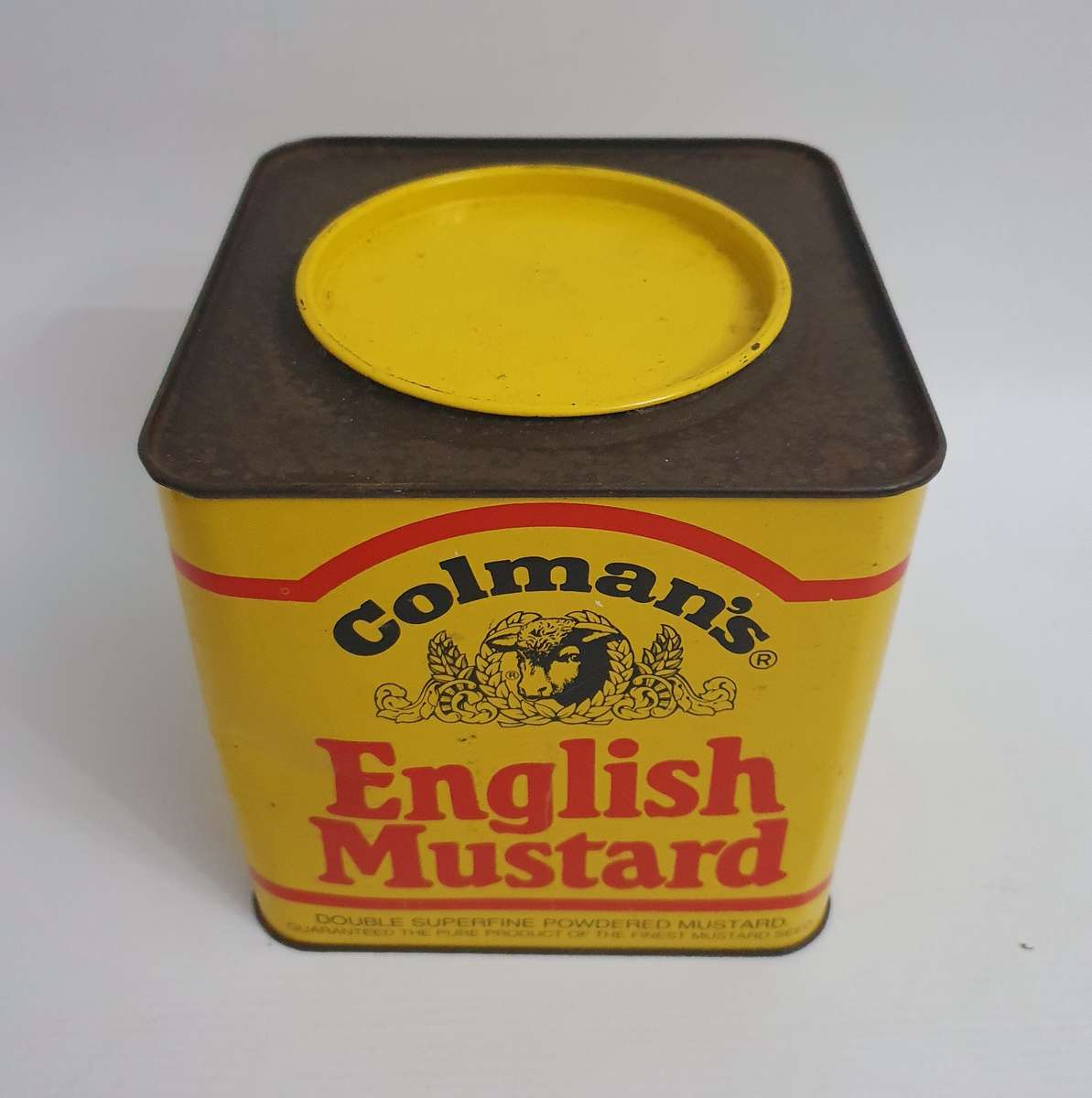 Car Michael's Chips, Colmans English Mustard, Five Roses Tea & Nugget Tins