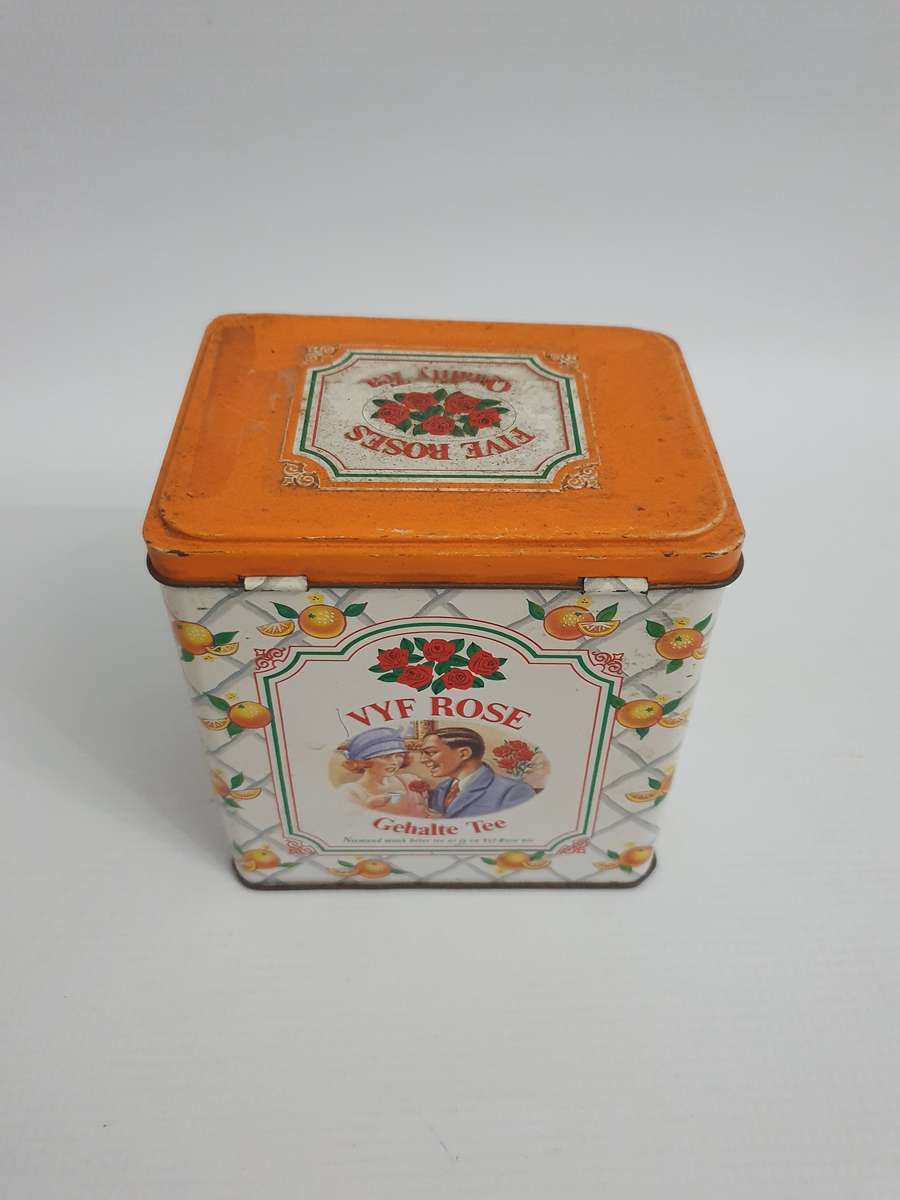 Car Michael's Chips, Colmans English Mustard, Five Roses Tea & Nugget Tins