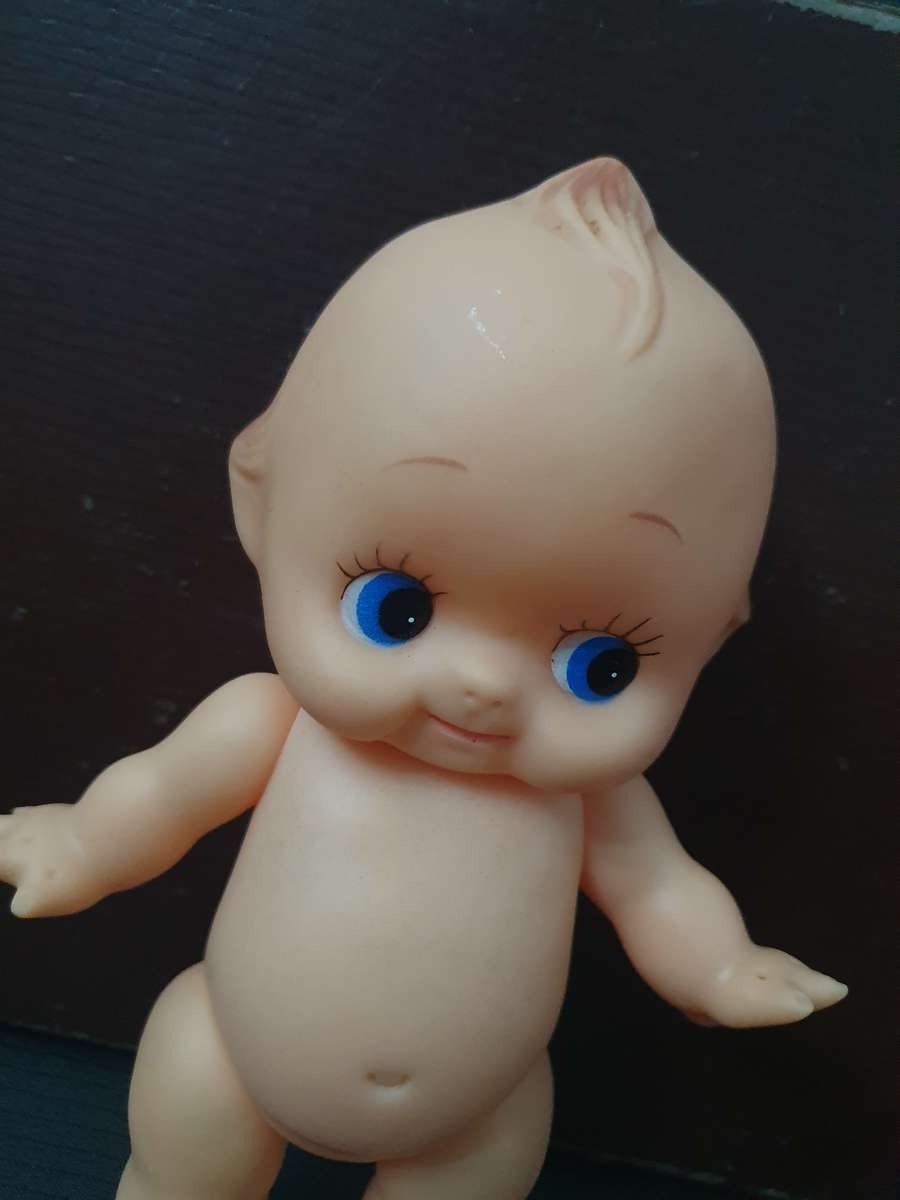 Vintage Plastic Kewpie Doll Toy