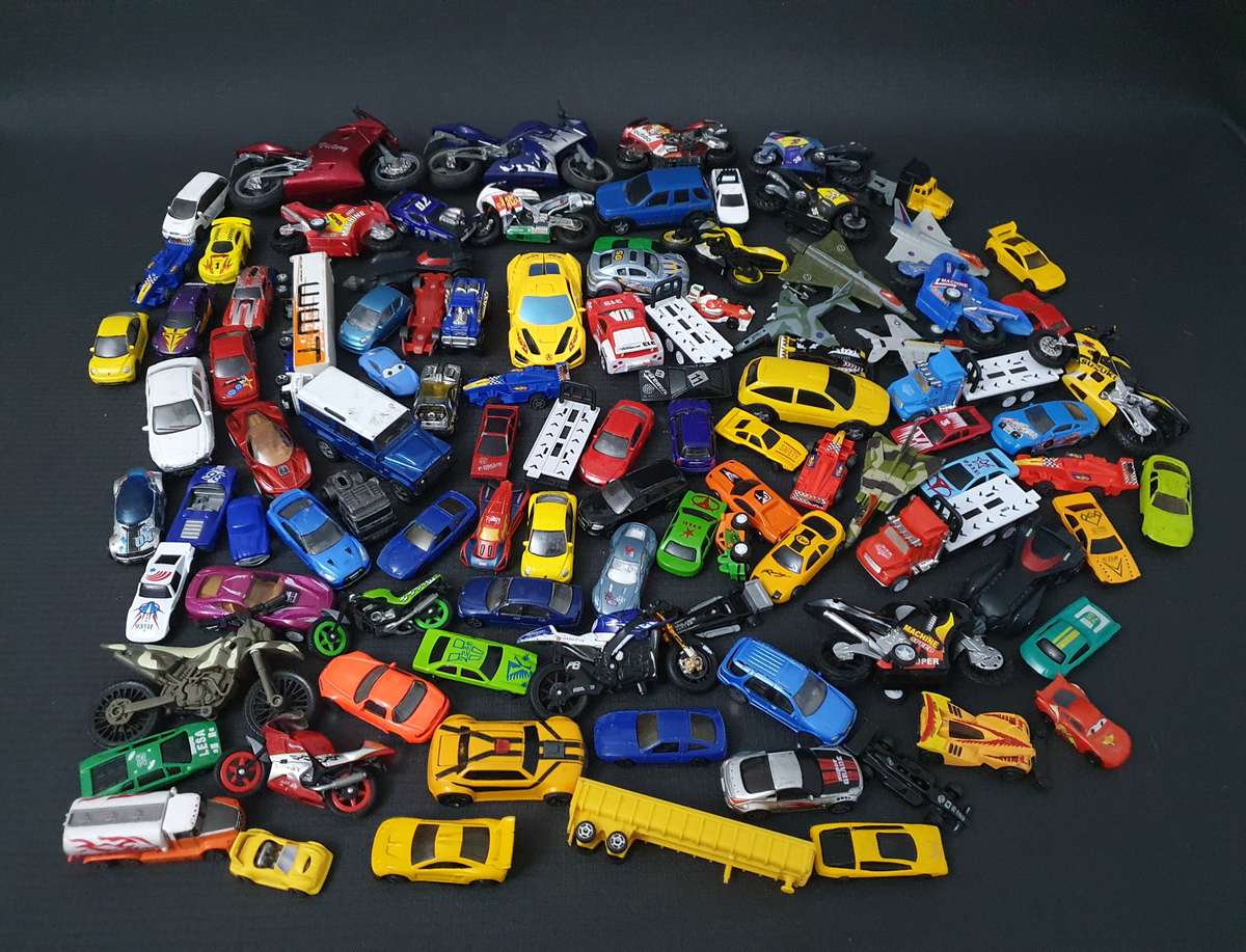 Large Toy Car Metal & Plastic Bundle