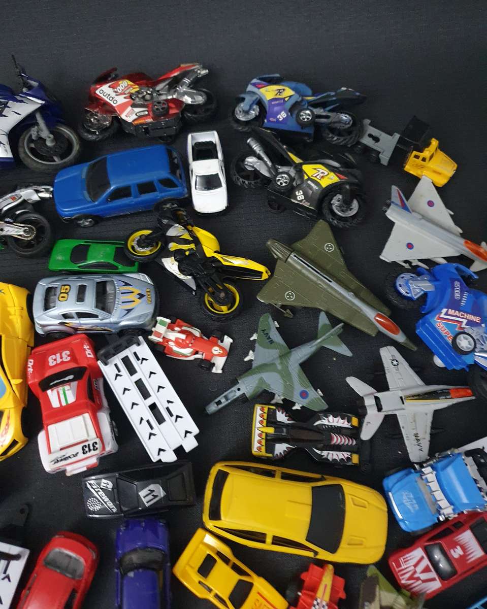 Large Toy Car Metal & Plastic Bundle