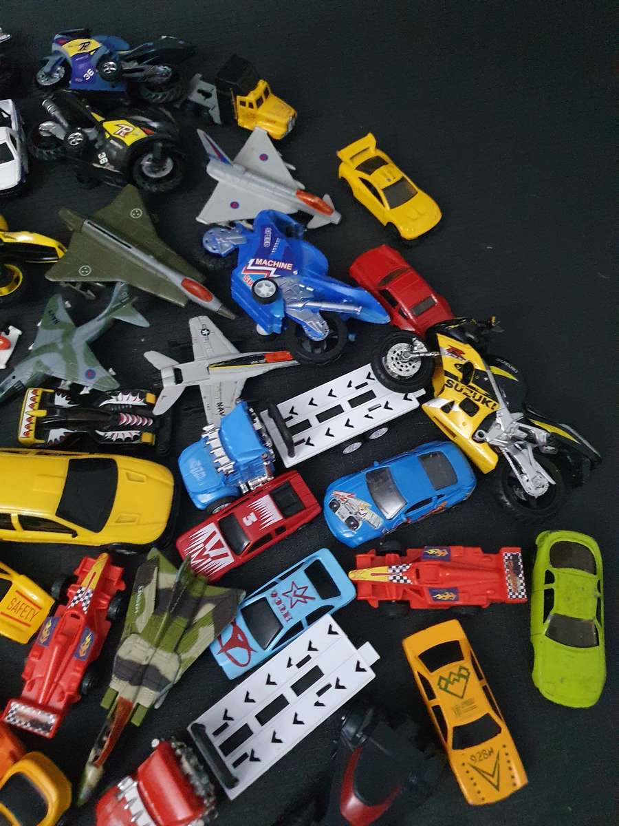 Large Toy Car Metal & Plastic Bundle