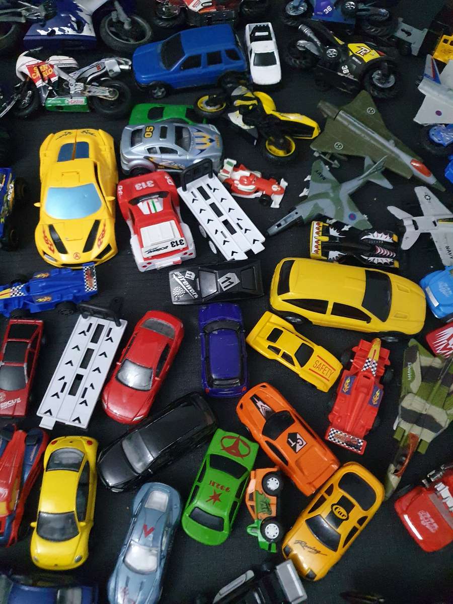 Large Toy Car Metal & Plastic Bundle