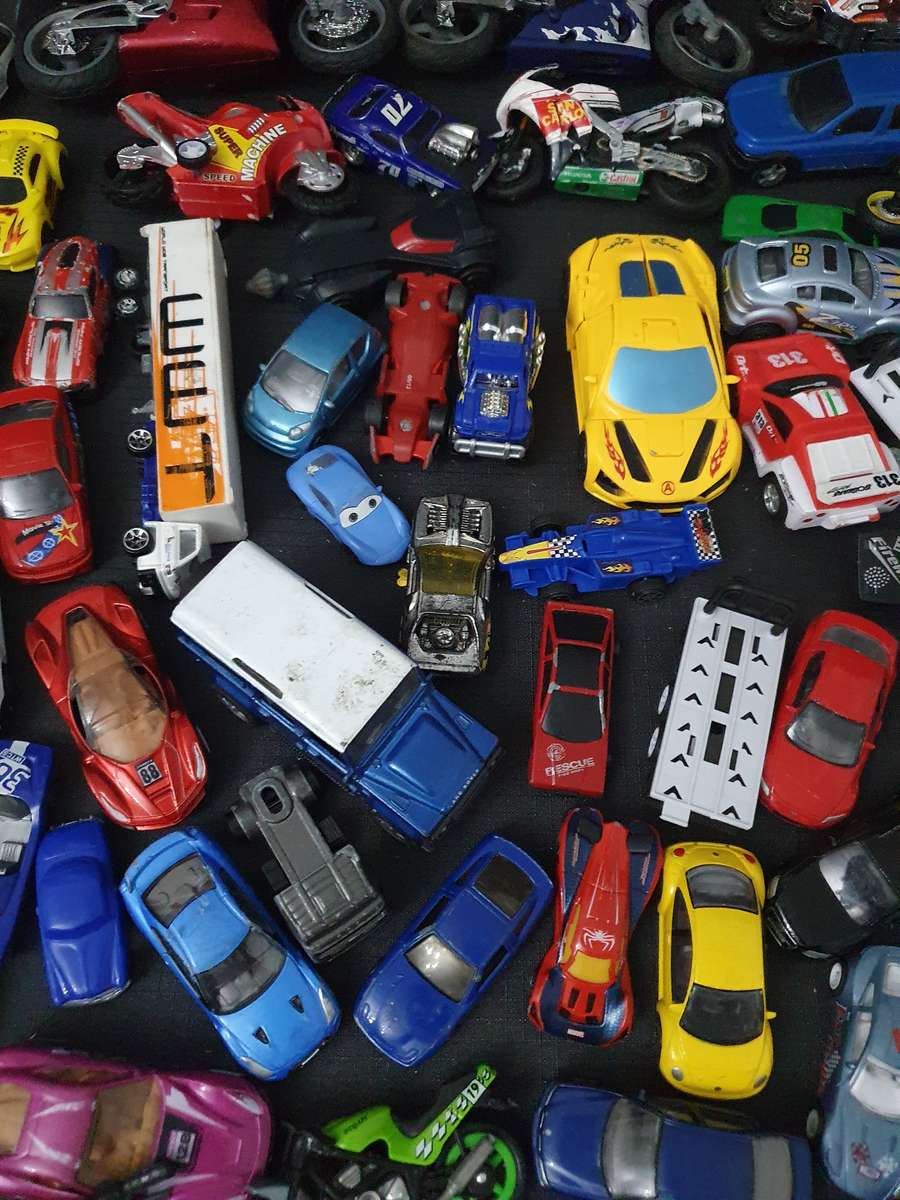 Large Toy Car Metal & Plastic Bundle