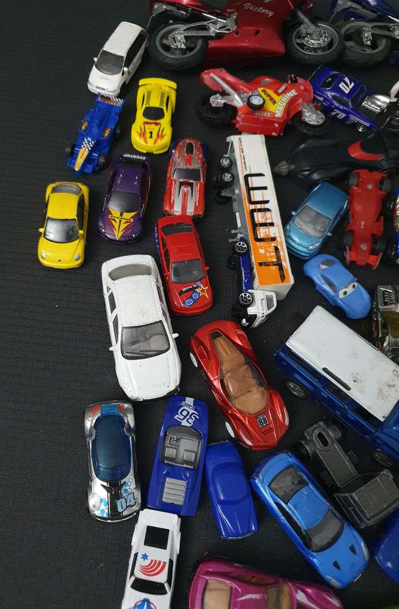 Large Toy Car Metal & Plastic Bundle