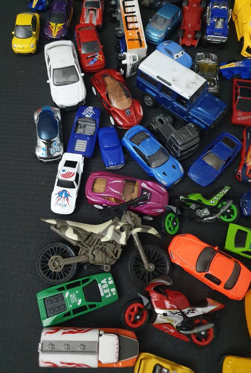 Large Toy Car Metal & Plastic Bundle