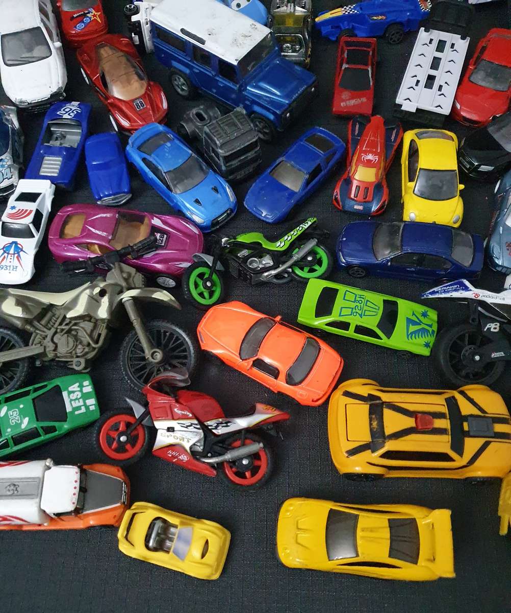 Large Toy Car Metal & Plastic Bundle