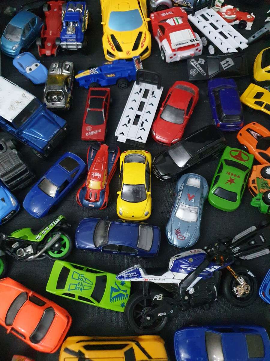 Large Toy Car Metal & Plastic Bundle