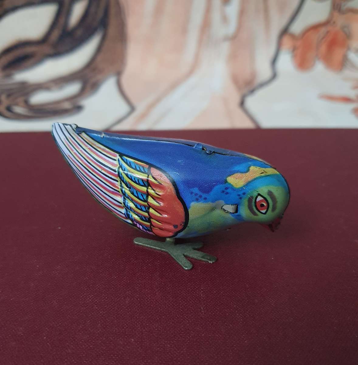 Chinese Small Tin Metal Birdie Toy  Made in China