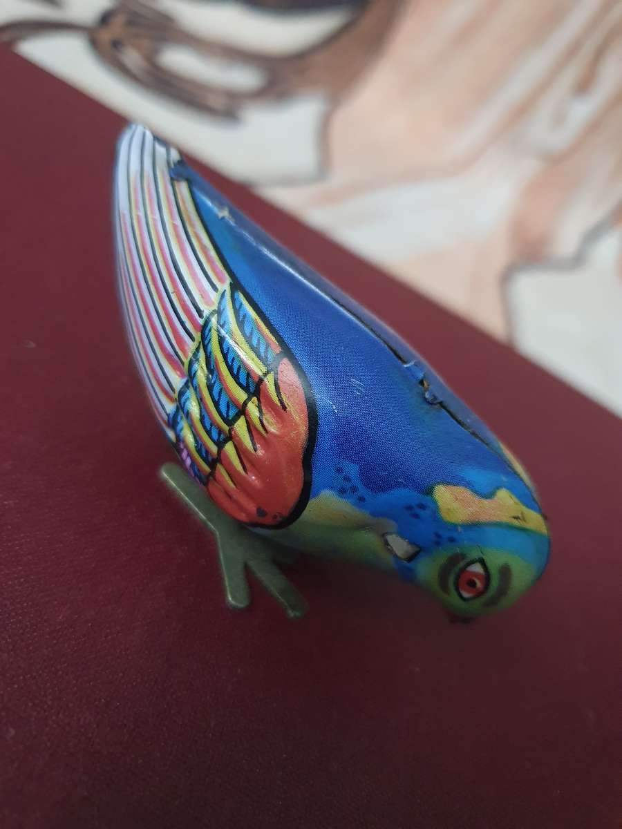 Chinese Small Tin Metal Birdie Toy  Made in China