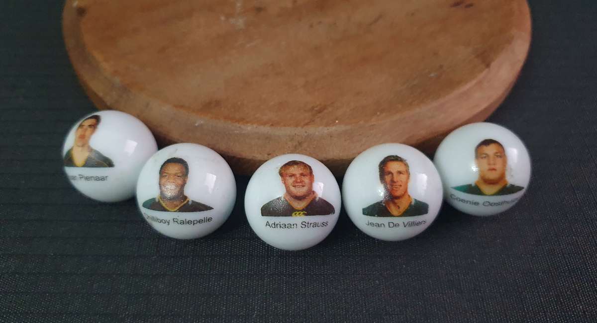 SA Rugby Player Old Marble, Ruan Pienaar Chilliboy Ralepelle, Adriaan Strauss, Jean De Villiers