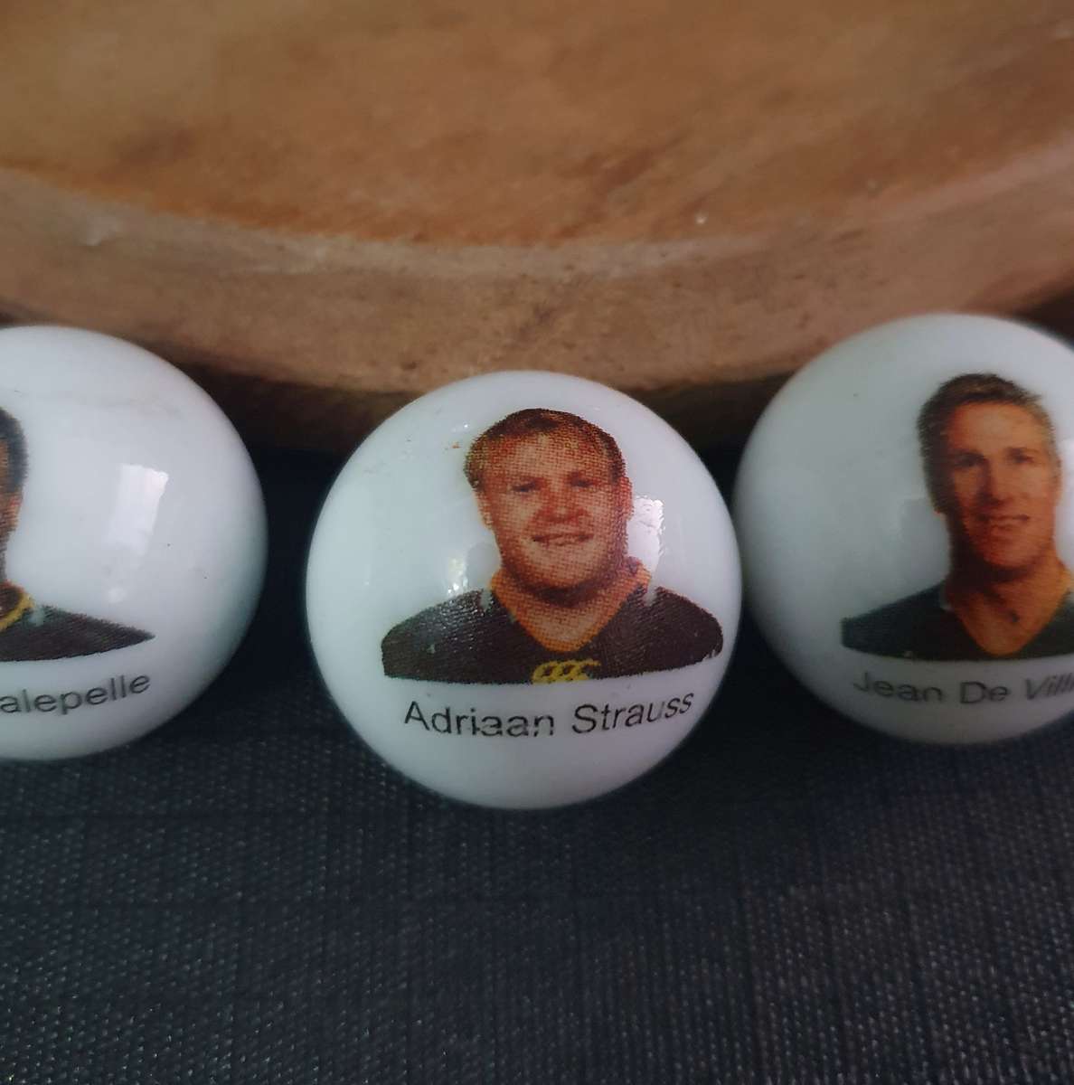SA Rugby Player Old Marble, Ruan Pienaar Chilliboy Ralepelle, Adriaan Strauss, Jean De Villiers