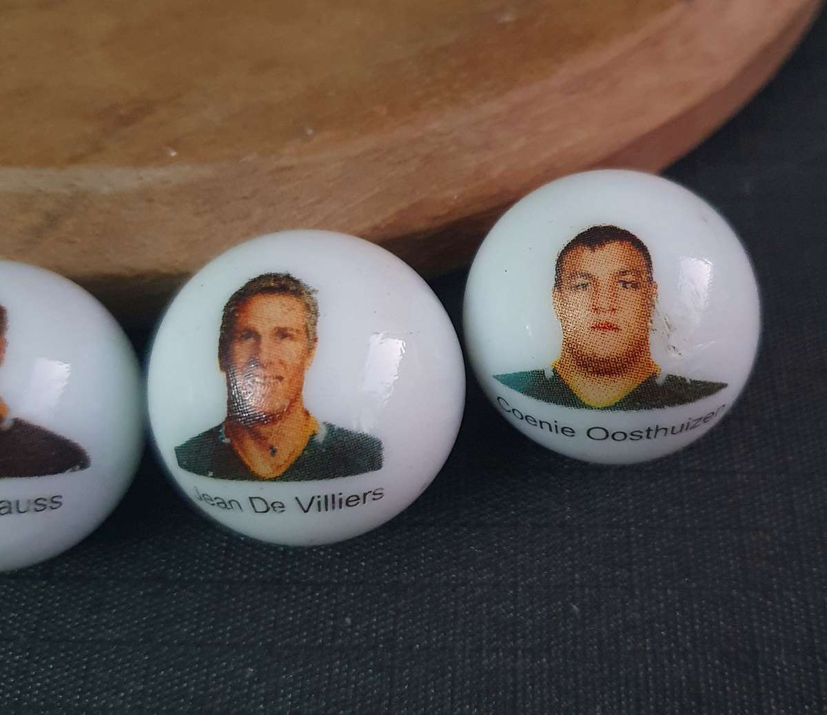 SA Rugby Player Old Marble, Ruan Pienaar Chilliboy Ralepelle, Adriaan Strauss, Jean De Villiers